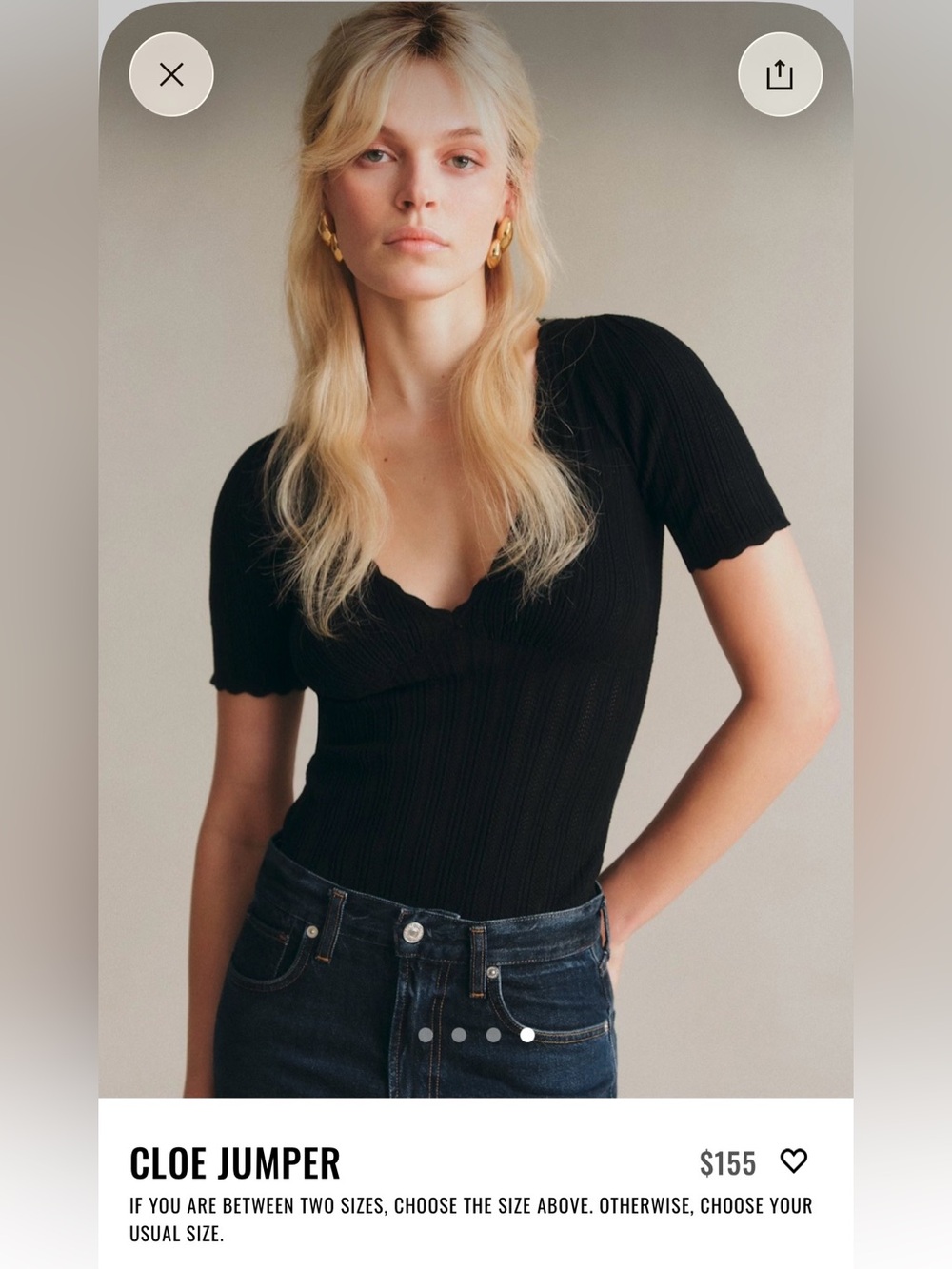 Sezane Chloe Jumper Size Small